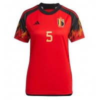 Dámy Fotbalový dres Belgie Jan Vertonghen #5 MS 2022 Domácí Krátký Rukáv